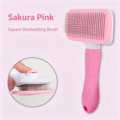One-Click Pet Grooming Brush