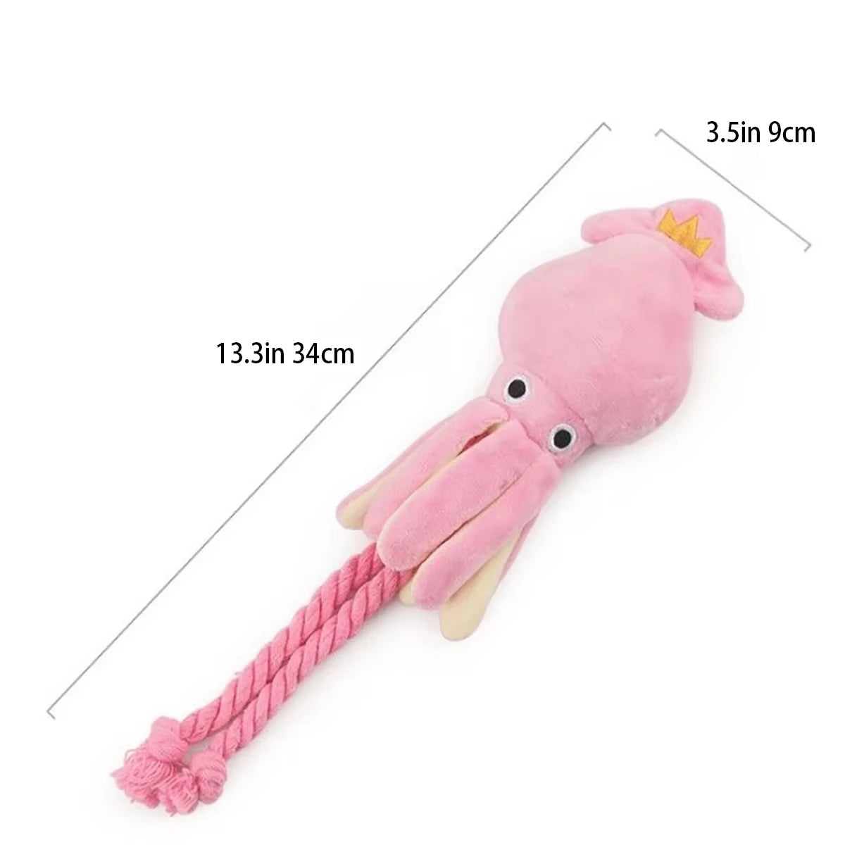 Octopus Plush Rope Pet Toy