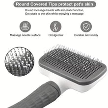 One-Click Pet Grooming Brush