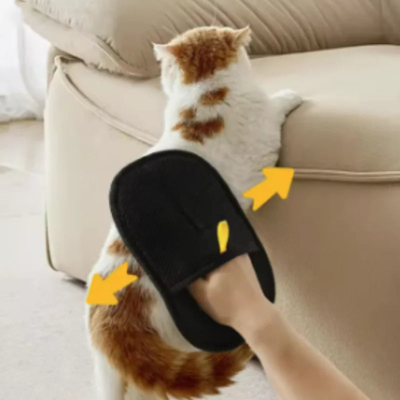 Pet Hair Removal Grooming Glove