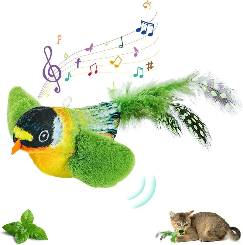 Interactive Sound Bird Cat Toy