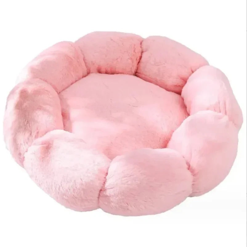 Flower-Shaped Cozy Pet Bed