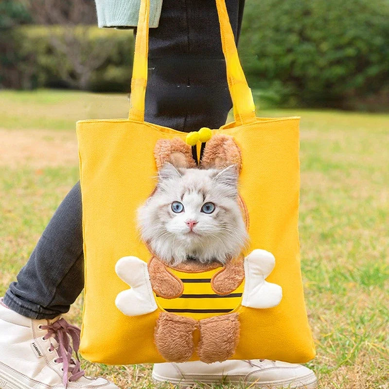 Canvas Pet Shoulder Travel Bag