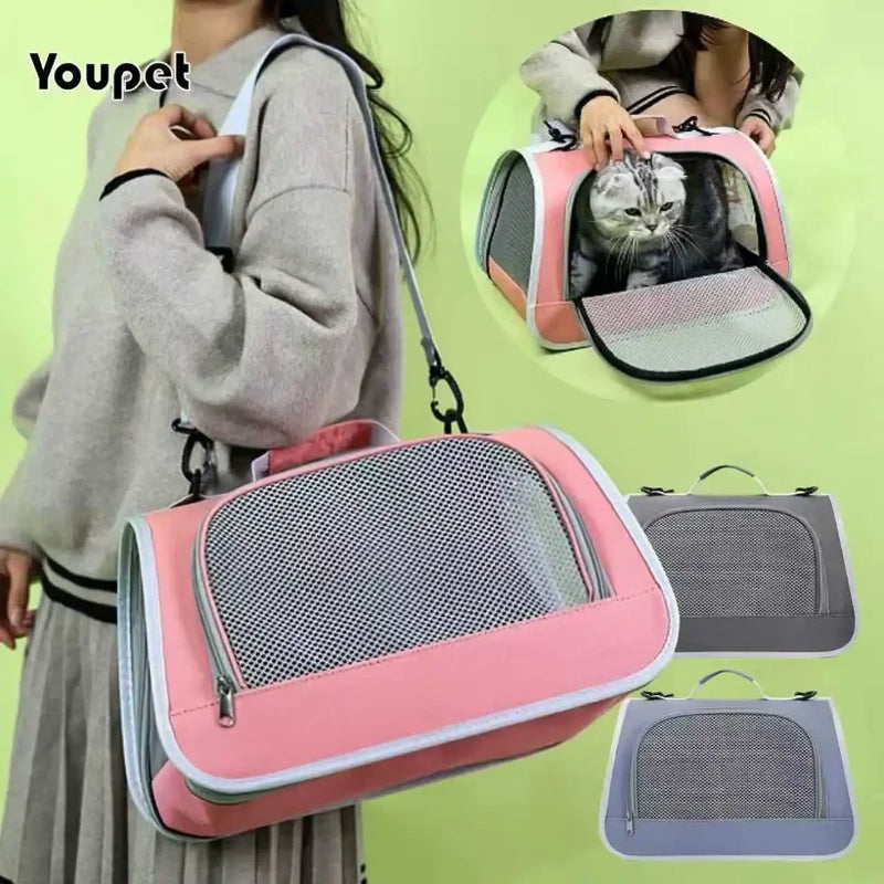 Portable Breathable Pet Travel Carrier Bag