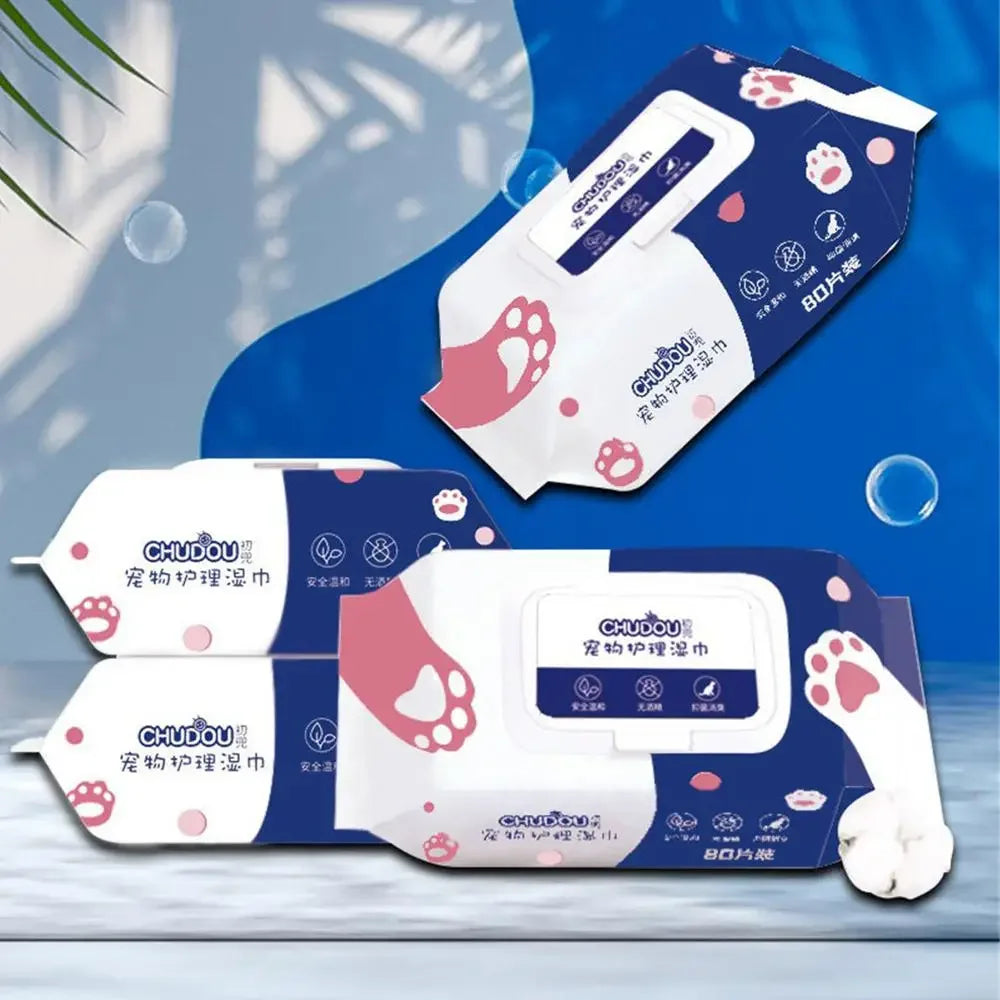 Pet Cleaning Deodorizing Wipes