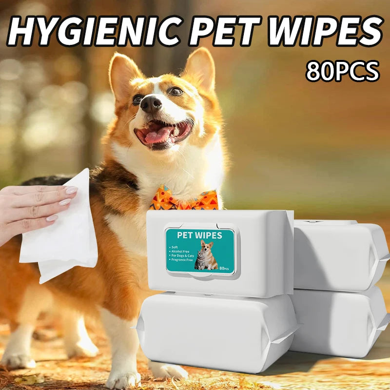 Disposable Pet Cleaning Wipes