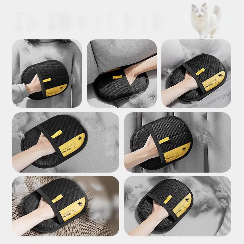 Pet Hair Remover Grooming Glove