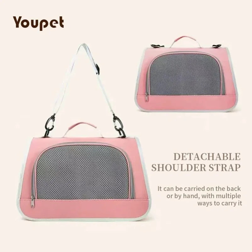 Portable Breathable Pet Travel Carrier Bag