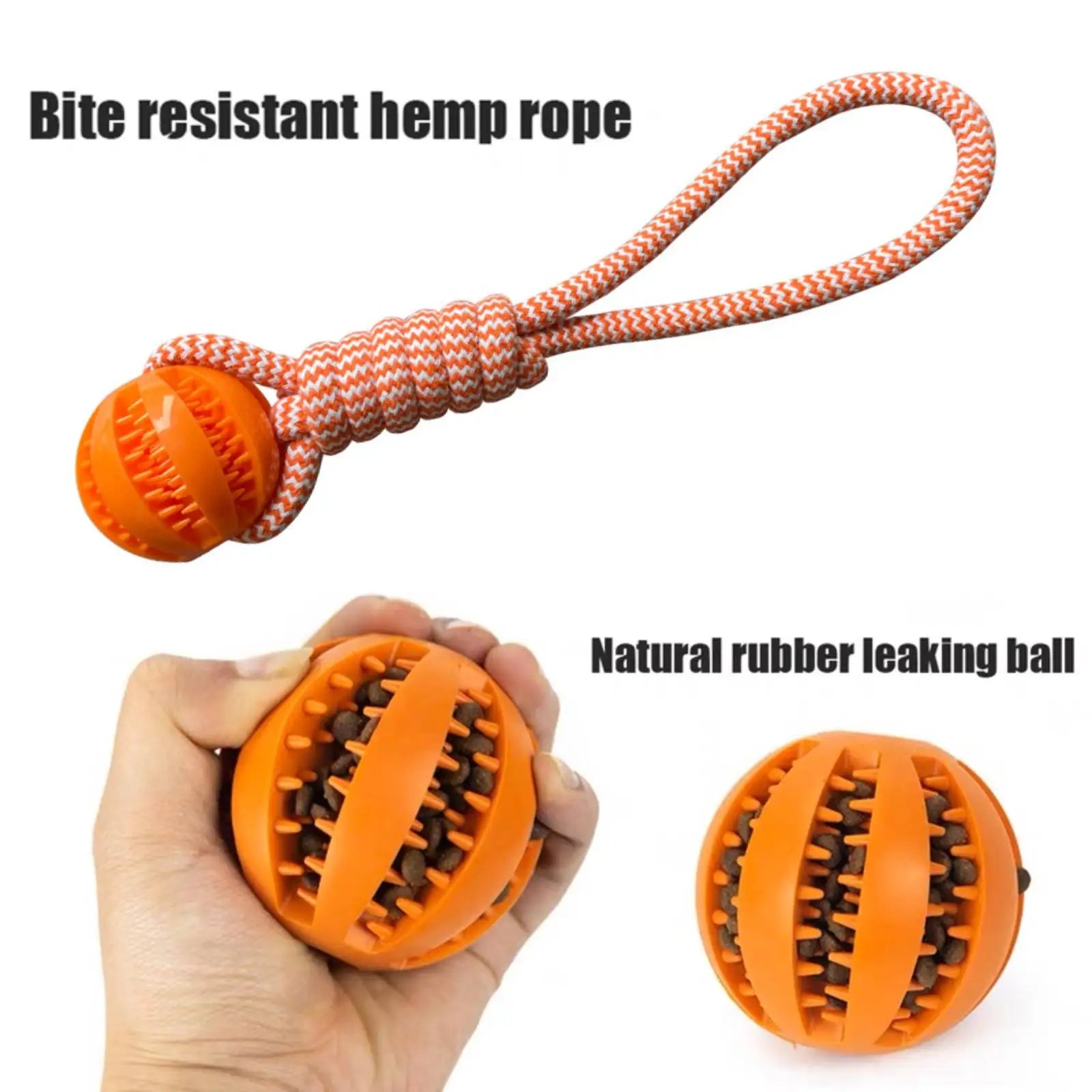 Interactive Cotton Rope Treat Ball