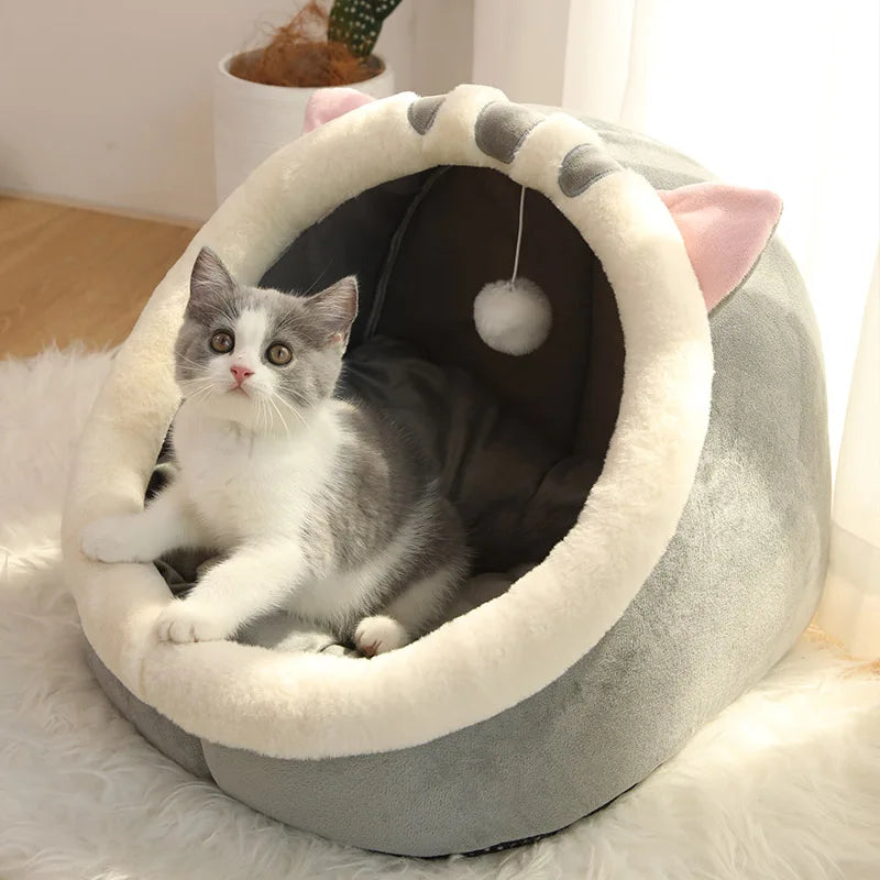 Cozy Cave Foldable Cat Bed