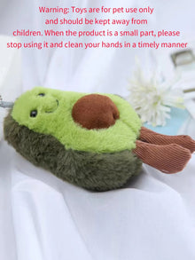 Cute Avocado Plush Pet Toy