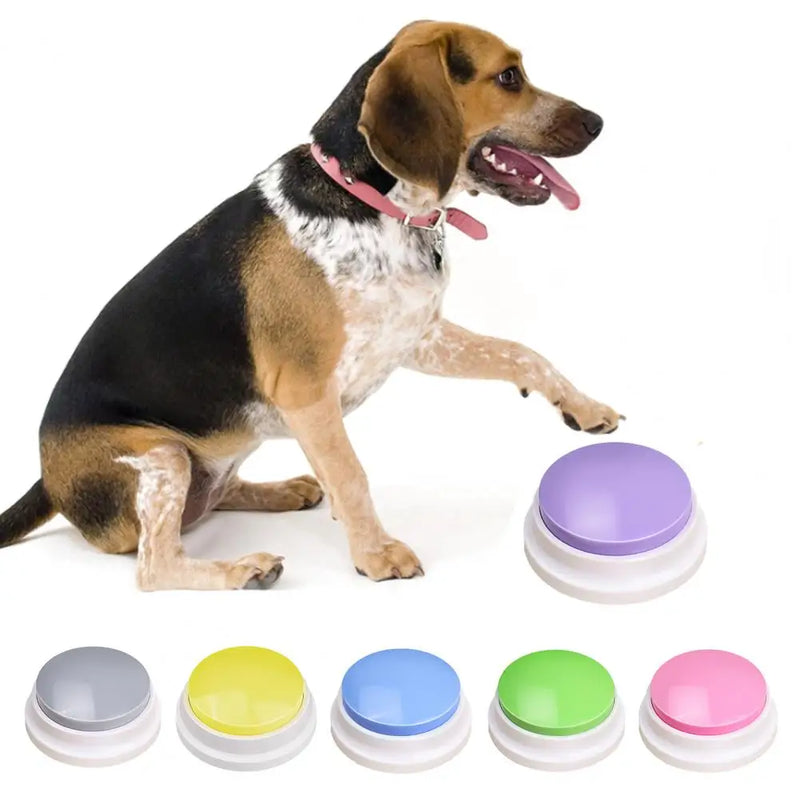 Pet Voice Recording Training Button